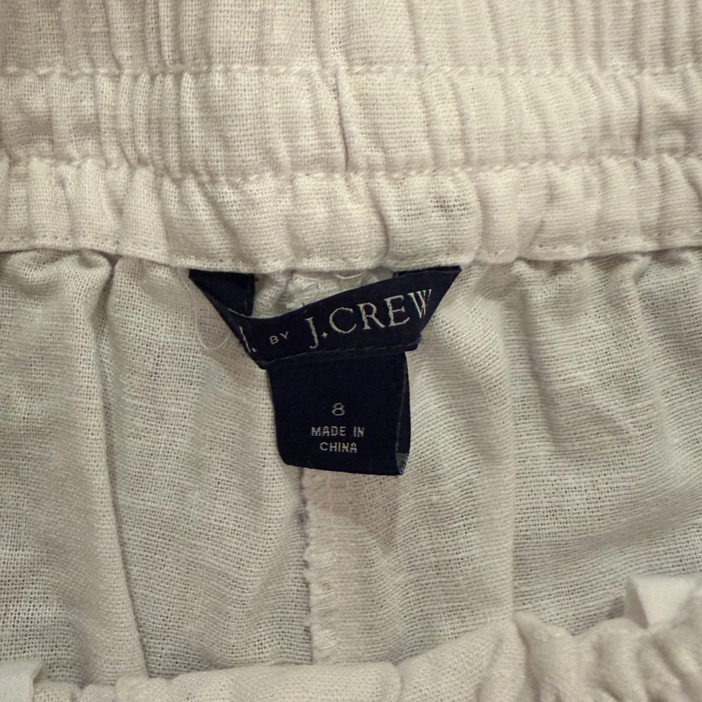 Casual Drawstring Pants - White